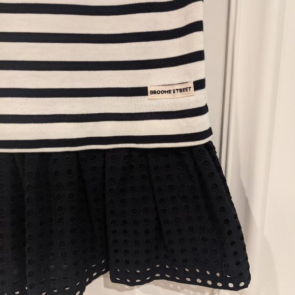 Kate Spade Broom Street Eyelet Stripe Dress | XS - Picture 6 of 8